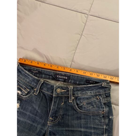 VIGOSS the Jagger dark skinny jeans waist 25 length 31 98% cotton 2% spandex - Picture 4 of 7